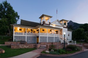 Chautauqua Dining Hall at Dusk in Boulder, CO